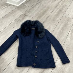 Banana republic half button down sweater